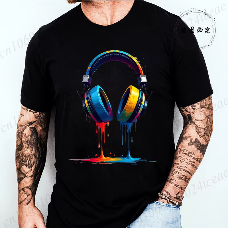 T-shirt décontracté à imprimé graphique pour hommes et femmes