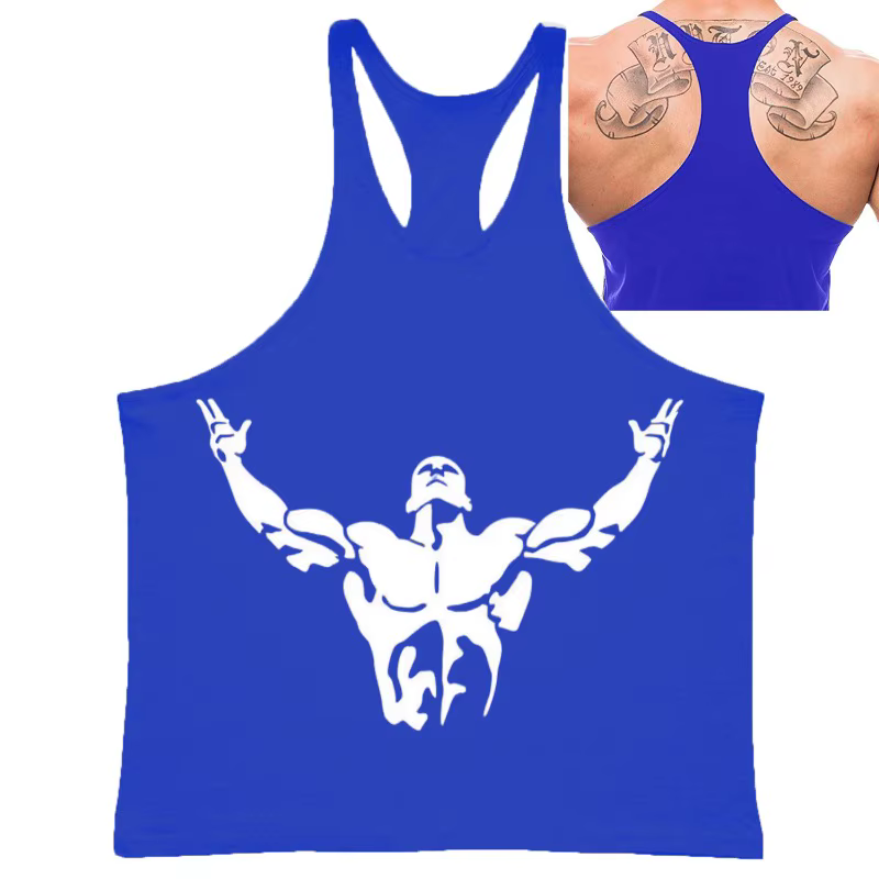 Haut de gymnastique hommes chemise de musculation Fitness