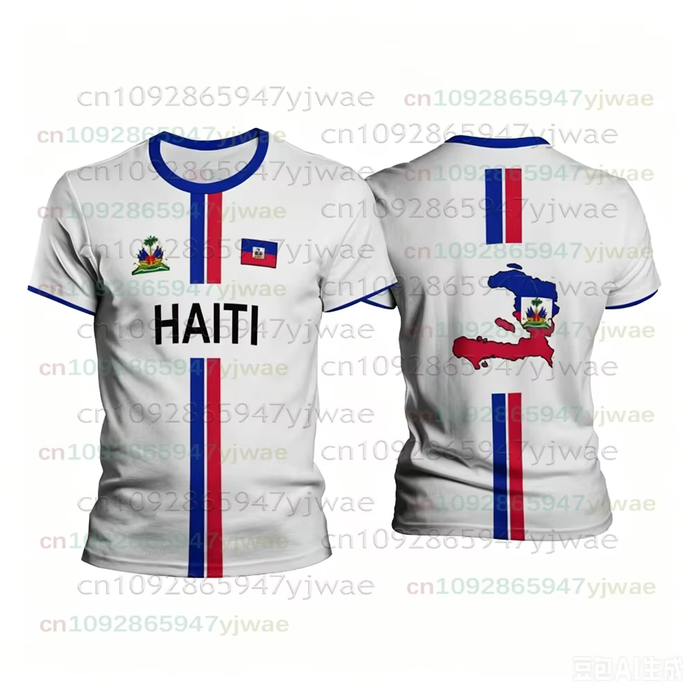 T-shirts de football Haïti pour hommes