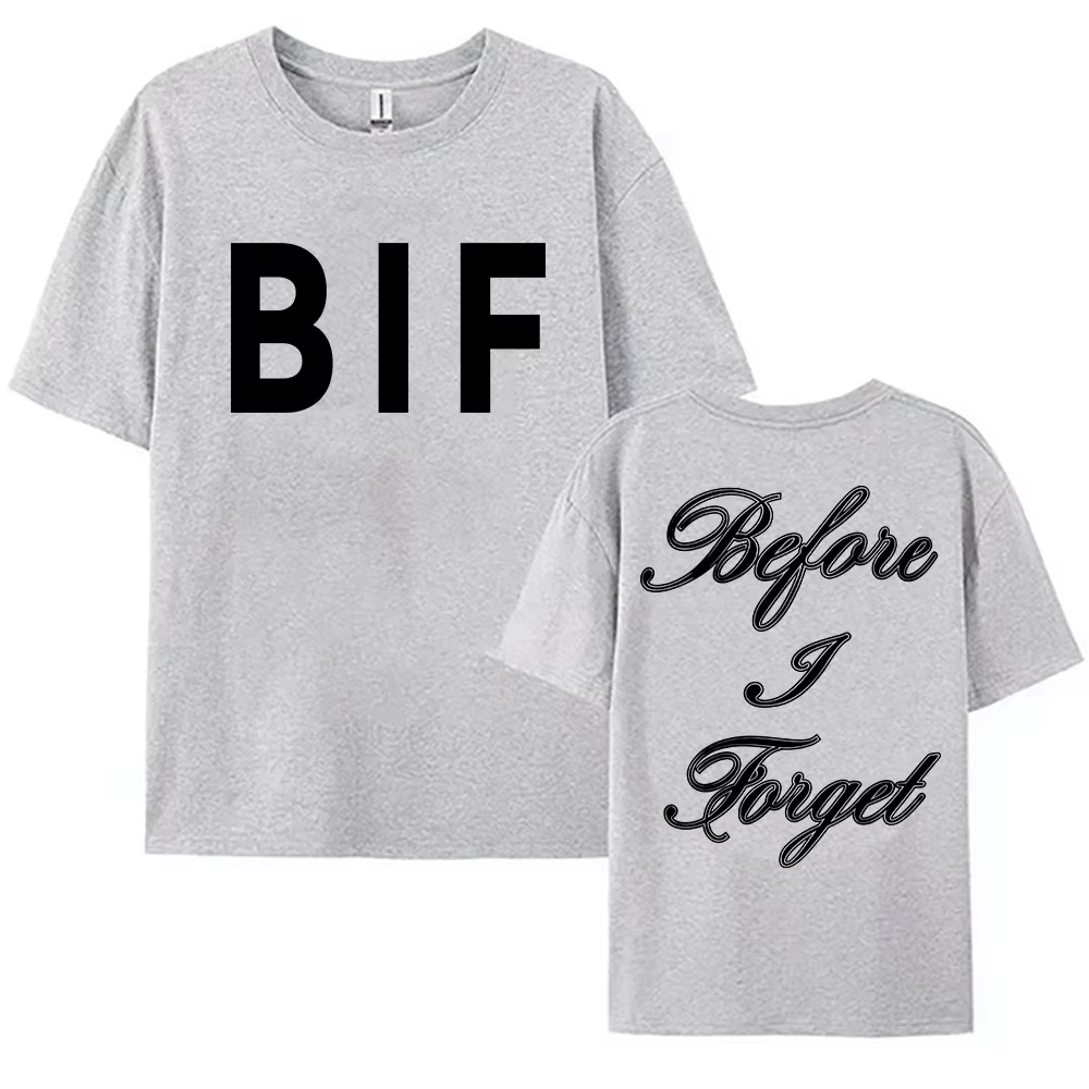 T-shirt unisexe imprimé avec le design de l'album TKL Before I Forget