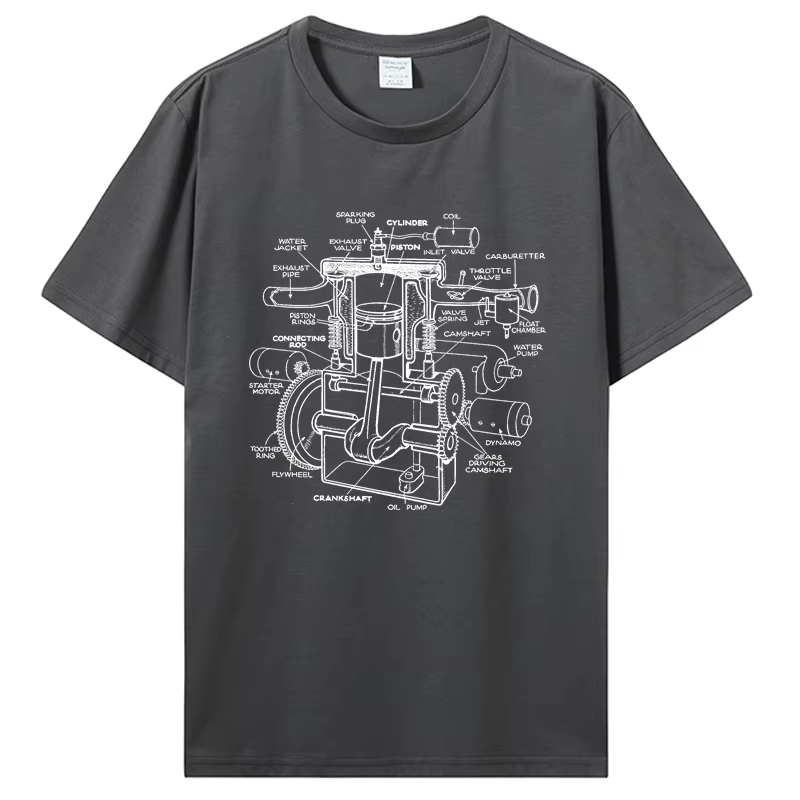 T-shirt graphique Carguy pour hommes