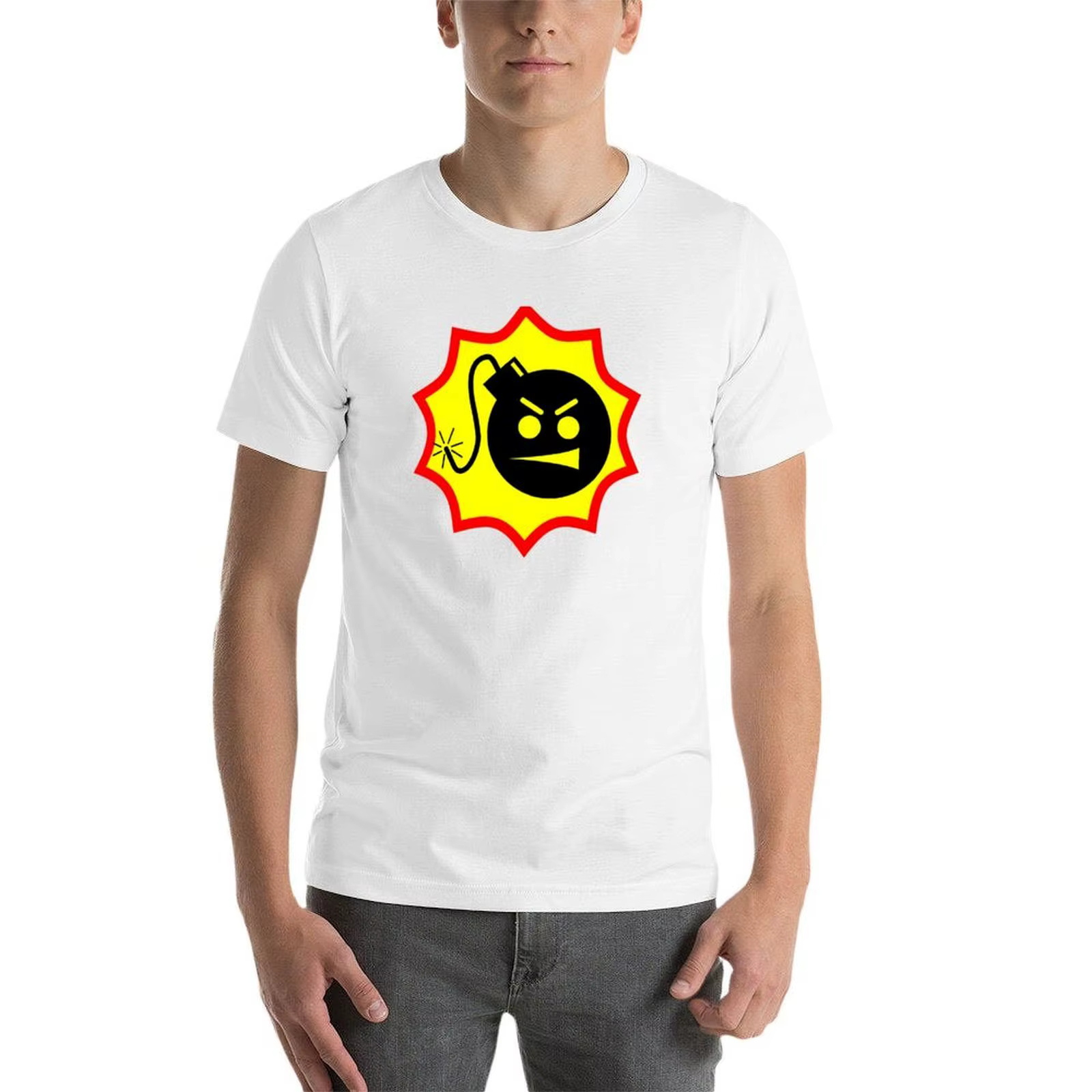 Sérieux Sam logo T-Shirt t-shirts pour homme coton doux