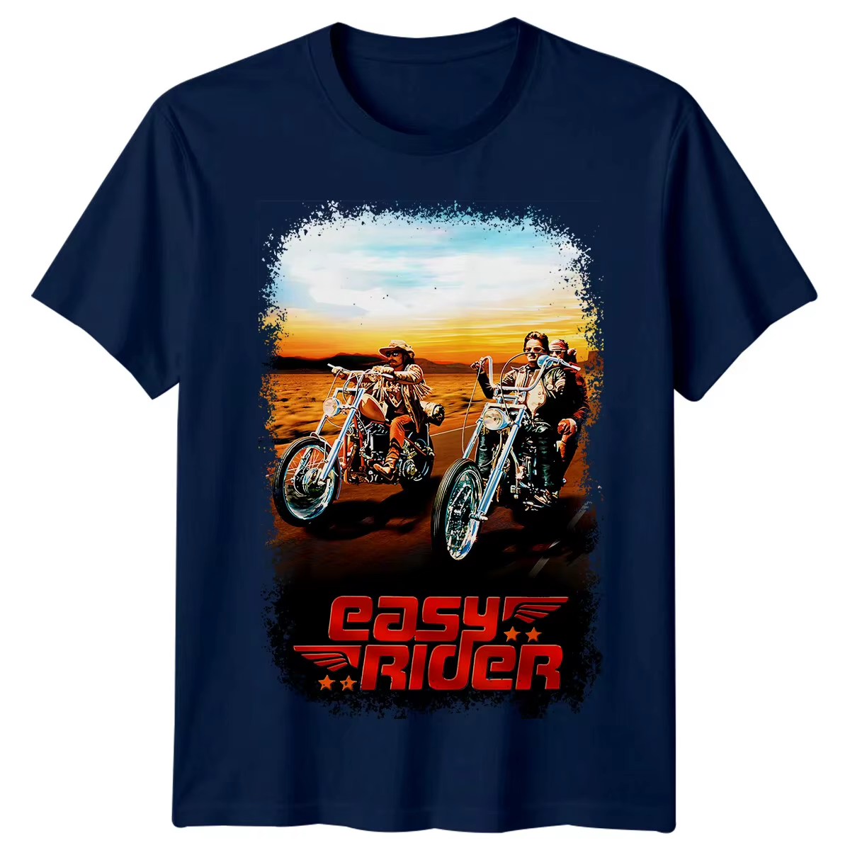 T-shirt de motard Easy Rider pour hommes et femmes