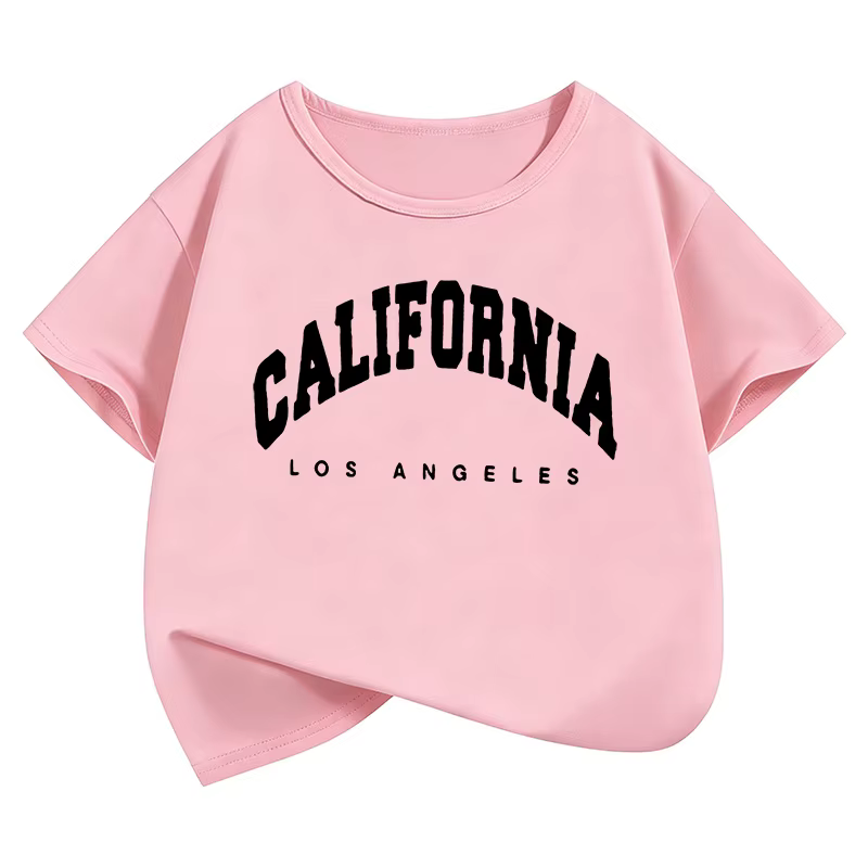 T-shirts imprimés avec la lettre California Los Angeles