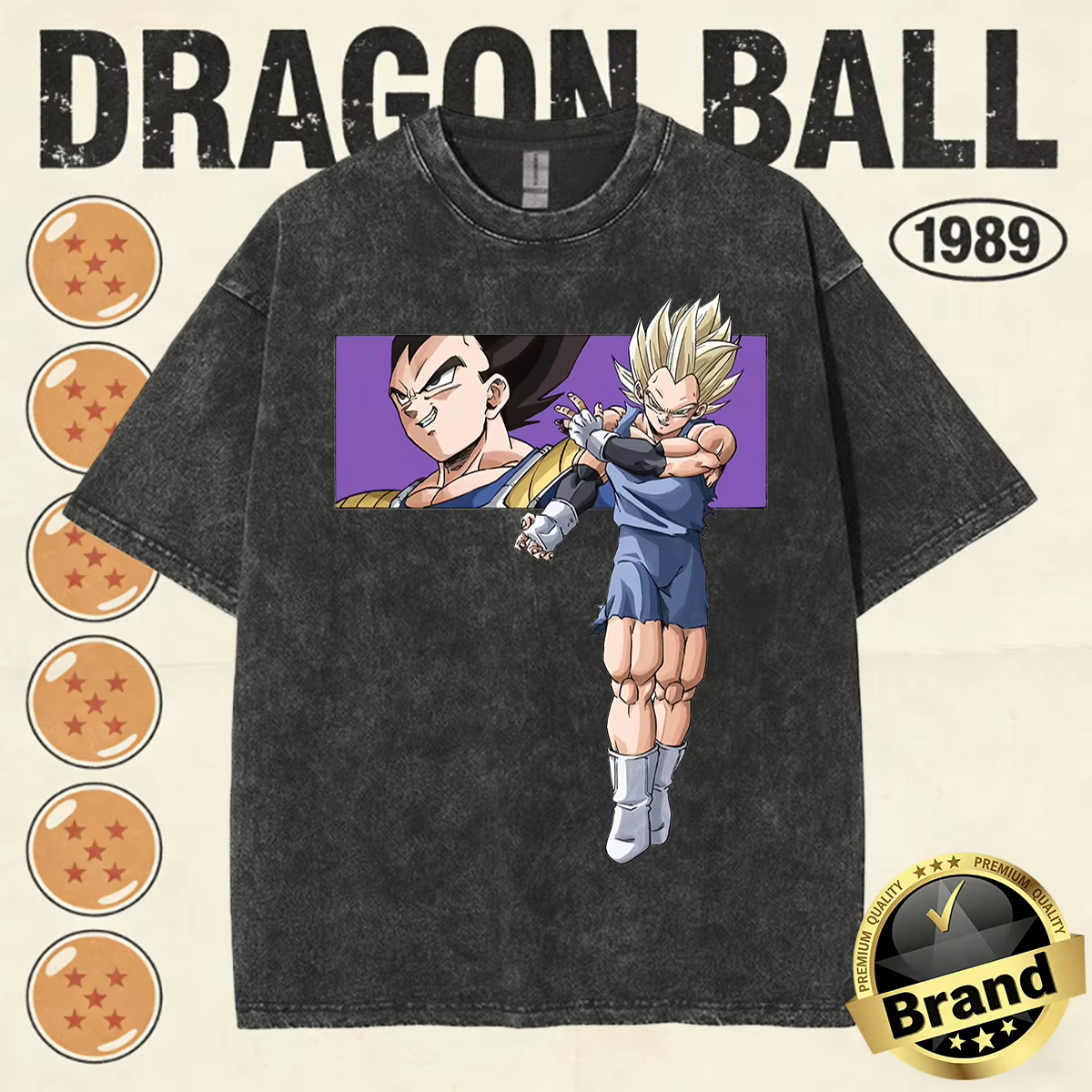 T-shirt vintage DBZ pour homme