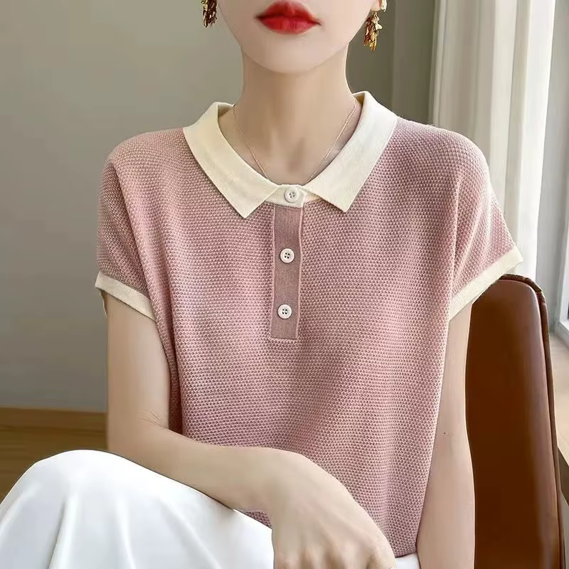 T-shirt femme 2025 été mode réduction de l'âge dame