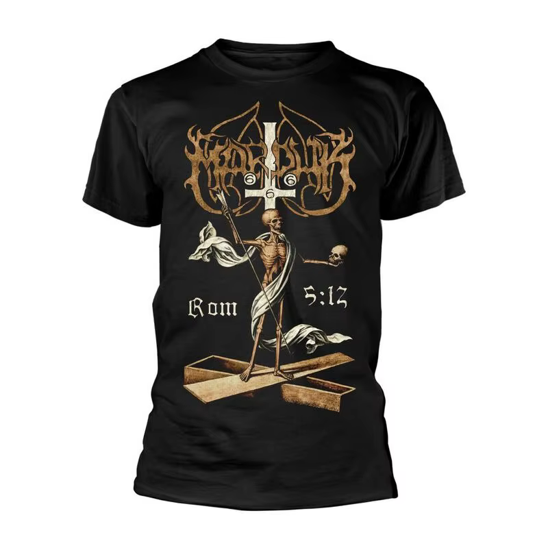 T-shirt Marduk Legion avec logo du groupe Black Metal et imprimé loup