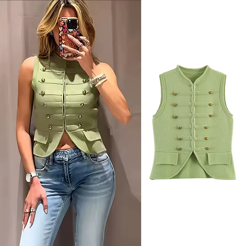Gilets en tricot pour femmes