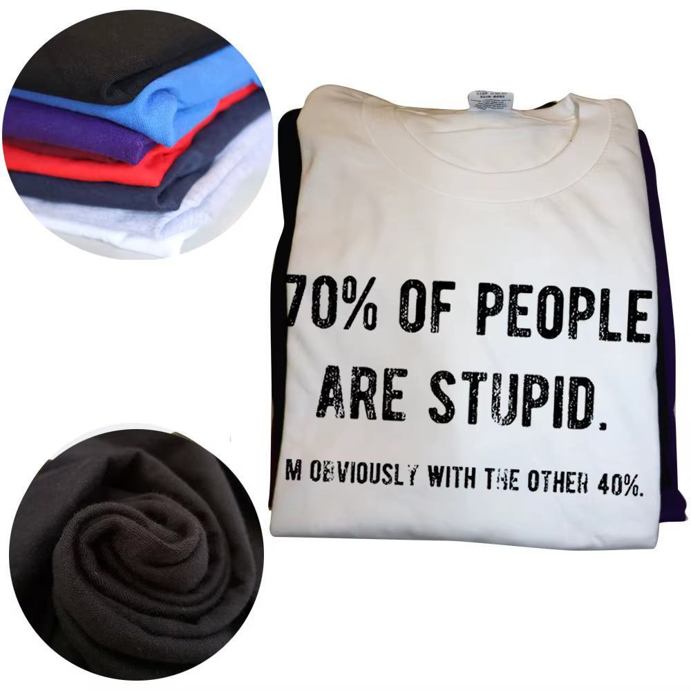T-shirt humoristique et Industries castique, 70% de personnes sont stupides, je suis évidemment l'autre, style estival, cadeaux d'anniversaire, nouveauté, 40%
