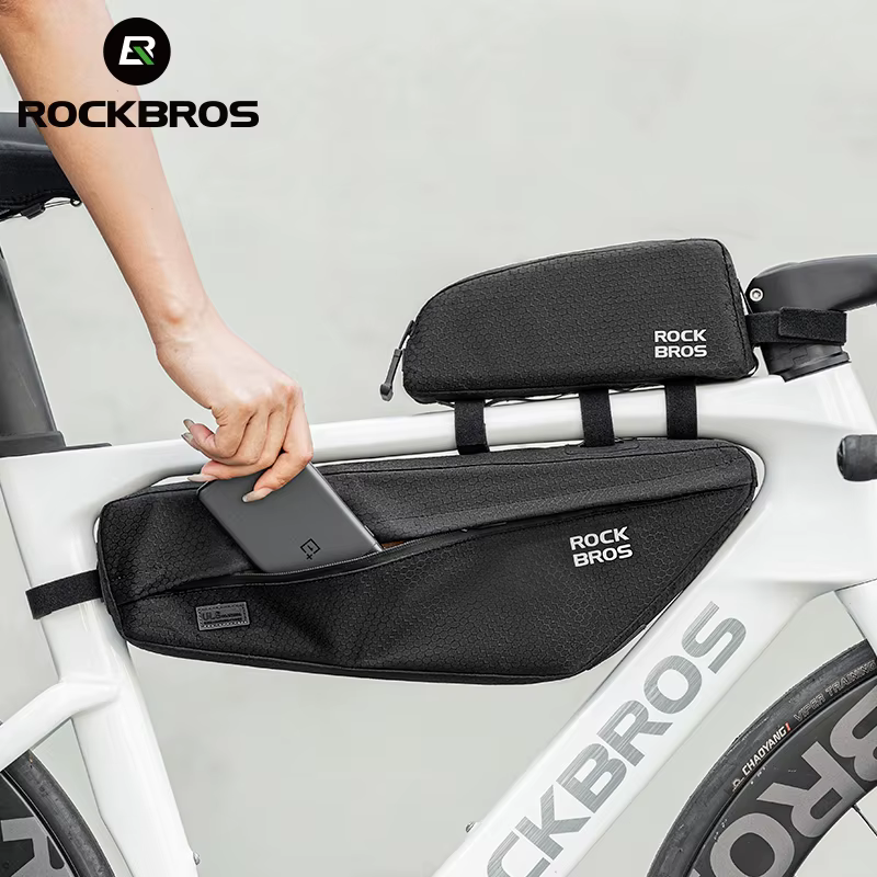 Sac avant étanche pour tube supérieur de vélo