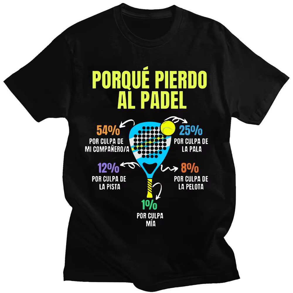 T-shirt de Padel Divertido pour hommes