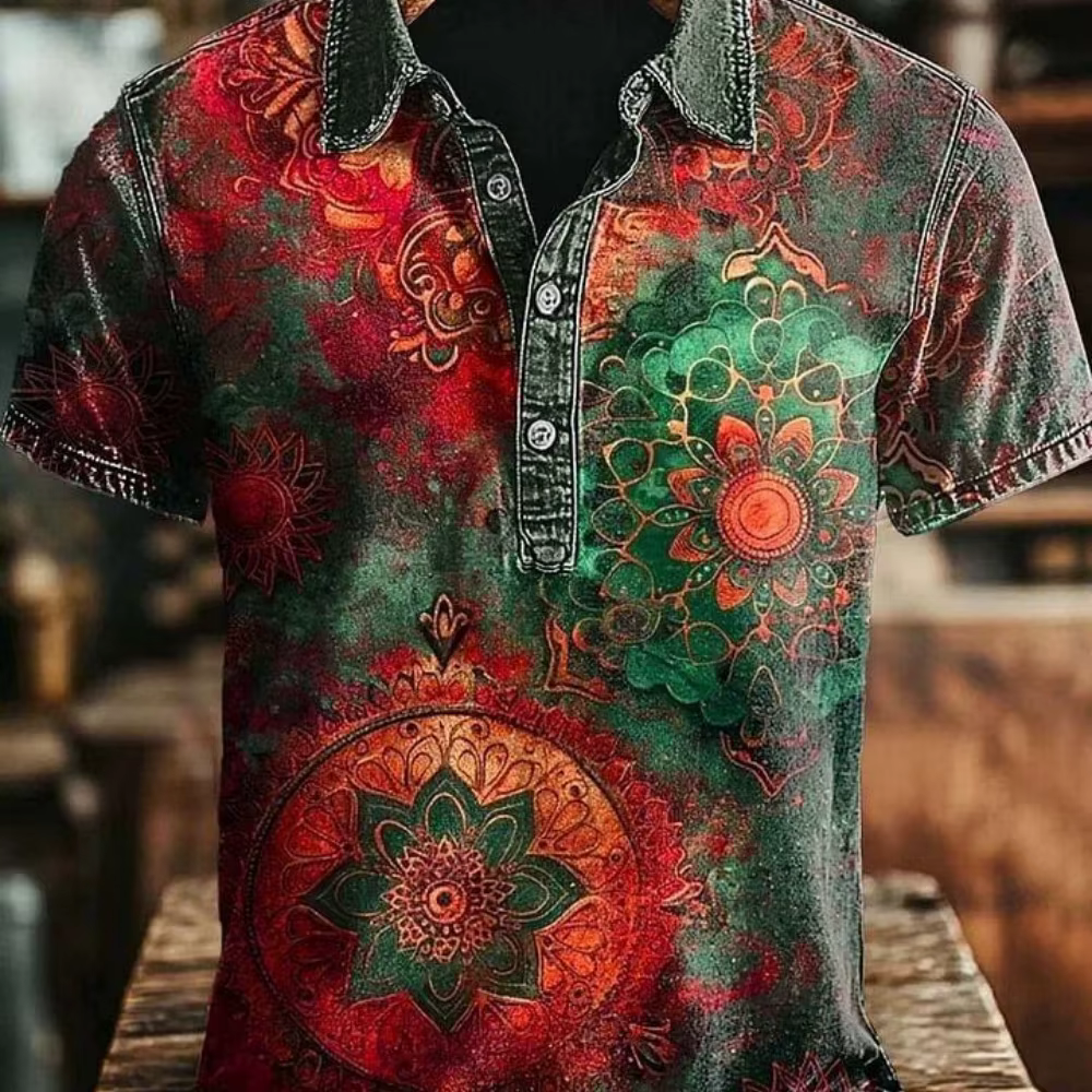 Polo imprimé pour homme
