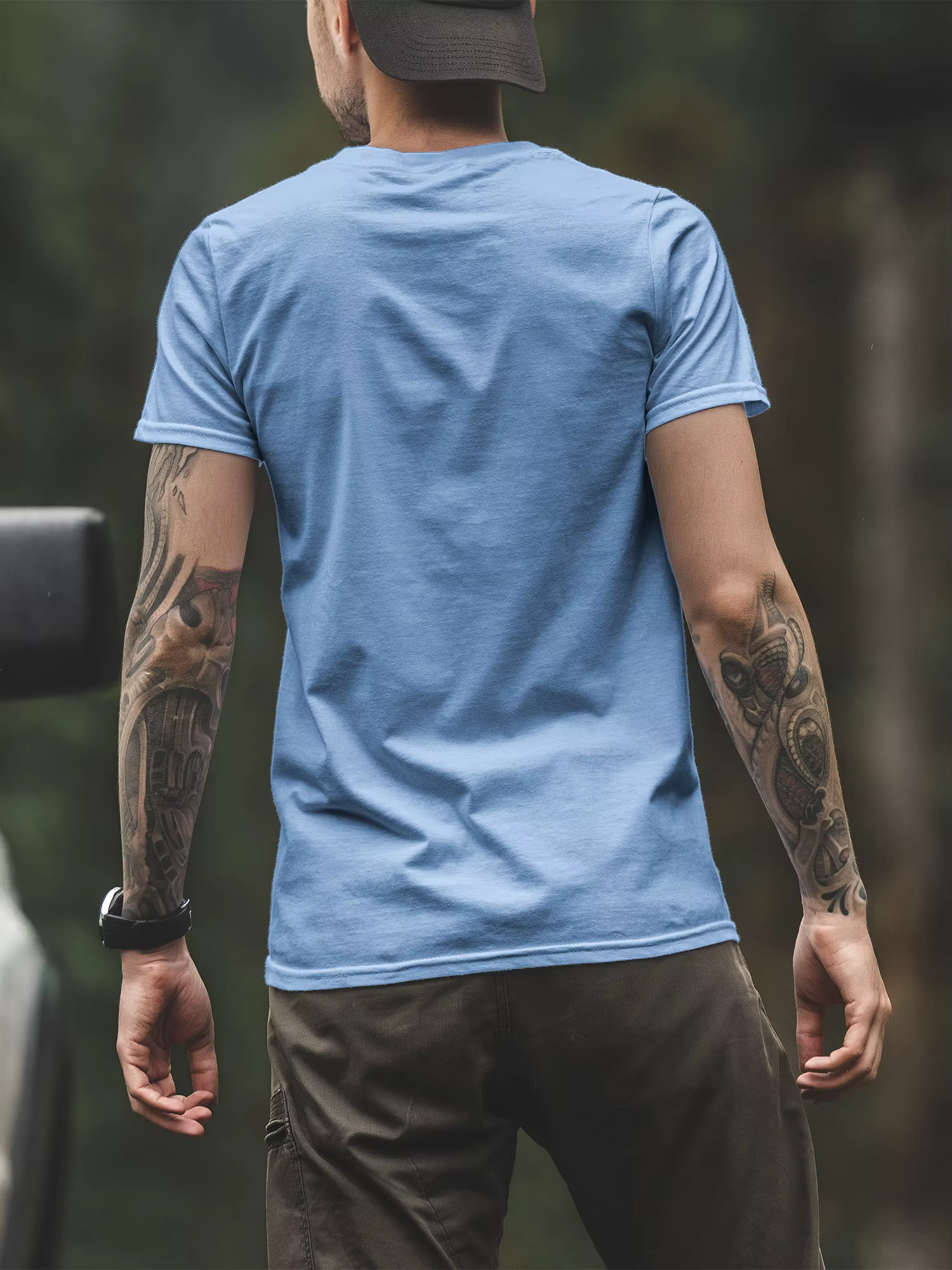 T-shirt à manches courtes pour homme avec imprimé graphique Popeye le marin