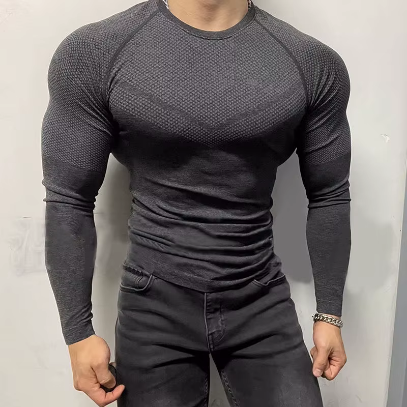 T-Shirt d'entraînement à manches longues pour hommes