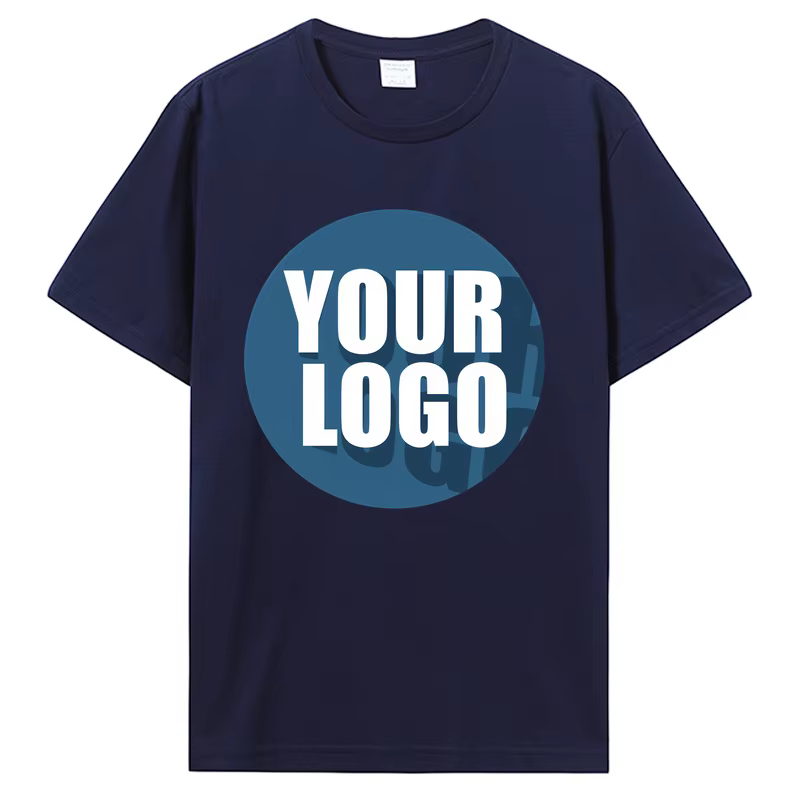 Personnalisez votre LOGO t-shirt Hip Hop Streetwear hommes coton T-shirts haut surdimensionné