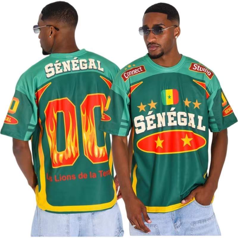 T-shirt Commémoratif Lion Cinq Étoiles Sénégal 2026