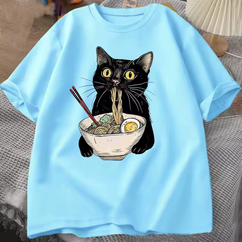 T-shirt en coton à manches courtes pour hommes et femmes