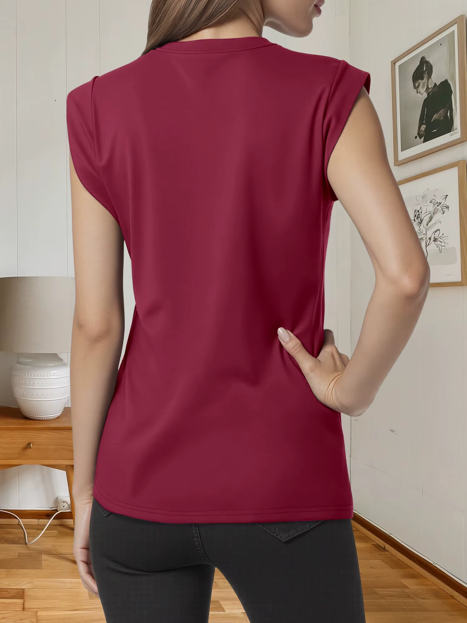 T-shirt à manches courtes pour femme