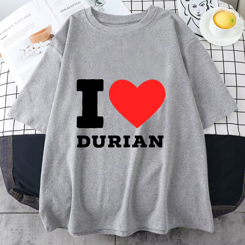 Durian-T-shirt Streetwear pour Femme