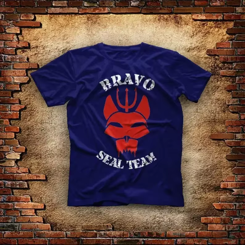 Série TV Naval Bravo Seal équipe Logo T-Shirt 100% coton col rond été à manches courtes décontracté hommes