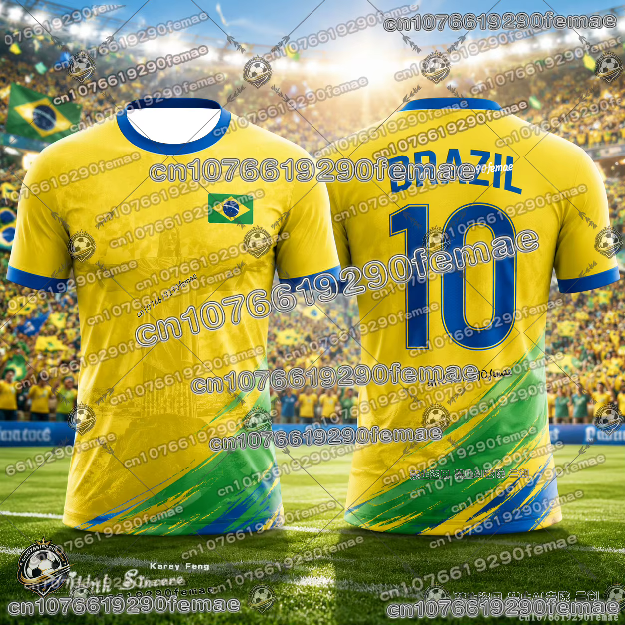 T-shirt Commémoratif Brésil 2026 – Mode Urbaine Confortable pour le Quotidien – Haut de Football Décontracté pour Adultes Hommes et Femmes