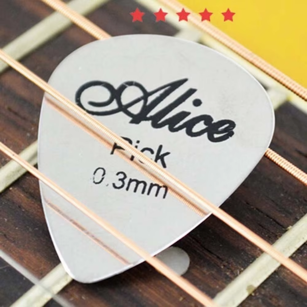 5 pièces/10 pièces plectres de guitare en métal Durable professionnel basse Ukelele plectres de guitare électrique Guitarra Accesorios