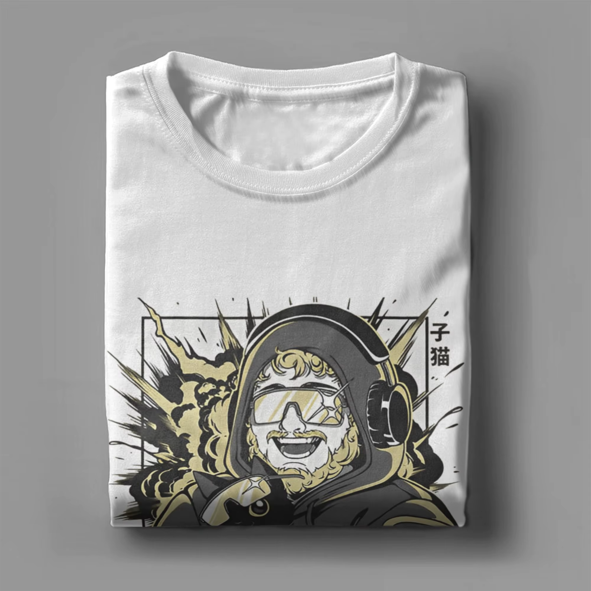 T-Shirts pour hommes caseoh merch Vintage coton