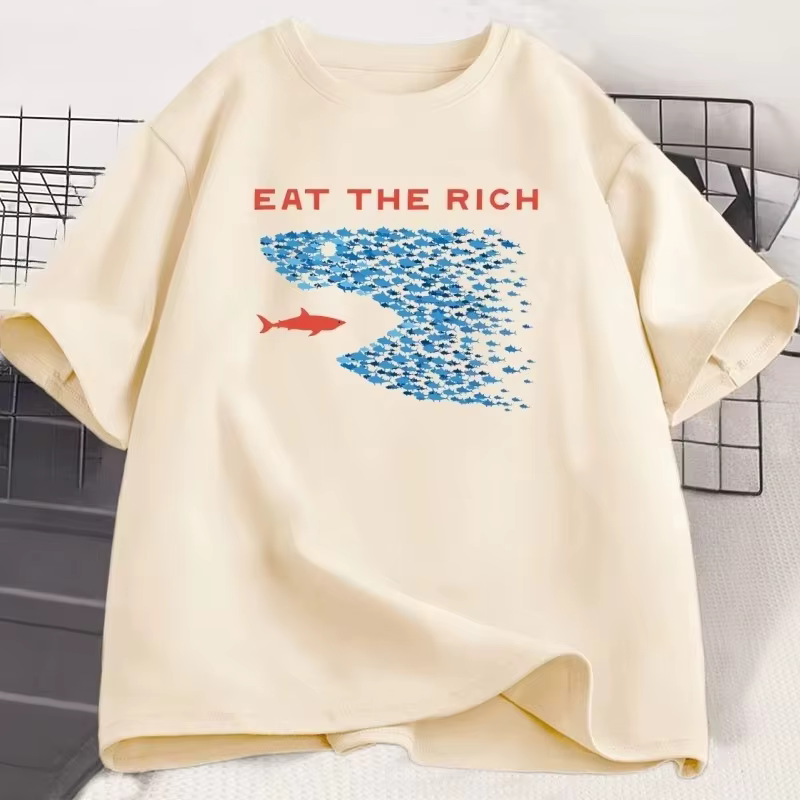 T-shirt Eat The Rich pour hommes et femmes