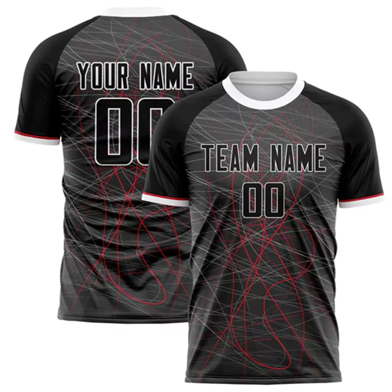 Nom de l'équipe personnalisé numéro nom T-shirt de Football