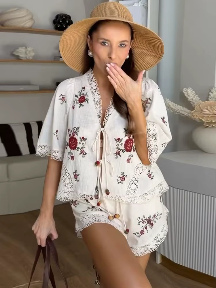 Chemise à carreaux gingham à manches longues boutonnée