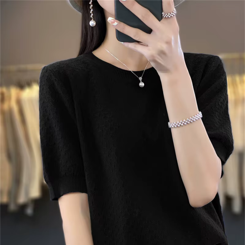 T-shirt d'été 100% coton pour femmes