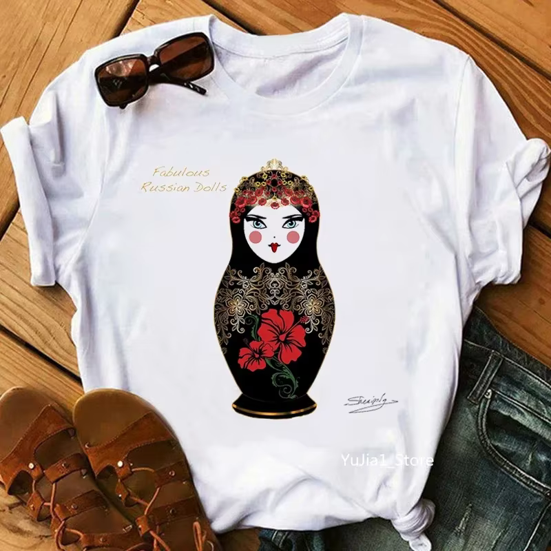 T-shirt femme blanc, humoristique et décontracté