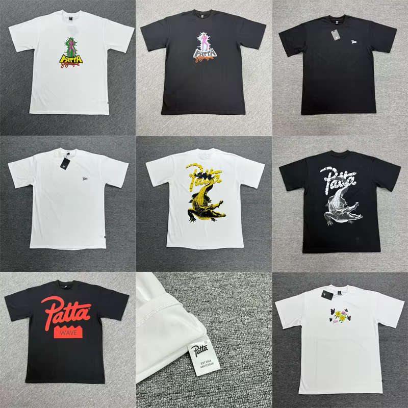 T-shirt PATTA de haute qualité avec photo réelle