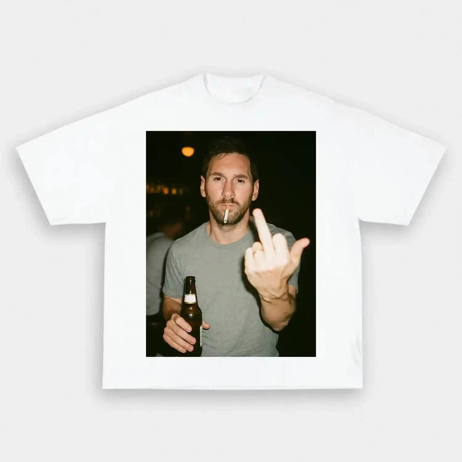 T-shirt imprimé drôle « Messi After Hours » pour hommes et femmes, en coton, Nouveauté été 2026, Vêtements pour hommes, Cadeaux pour fans