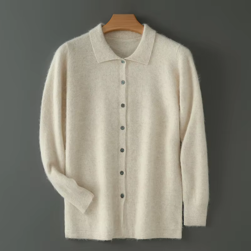 Maillard-Pull à col polo pour homme