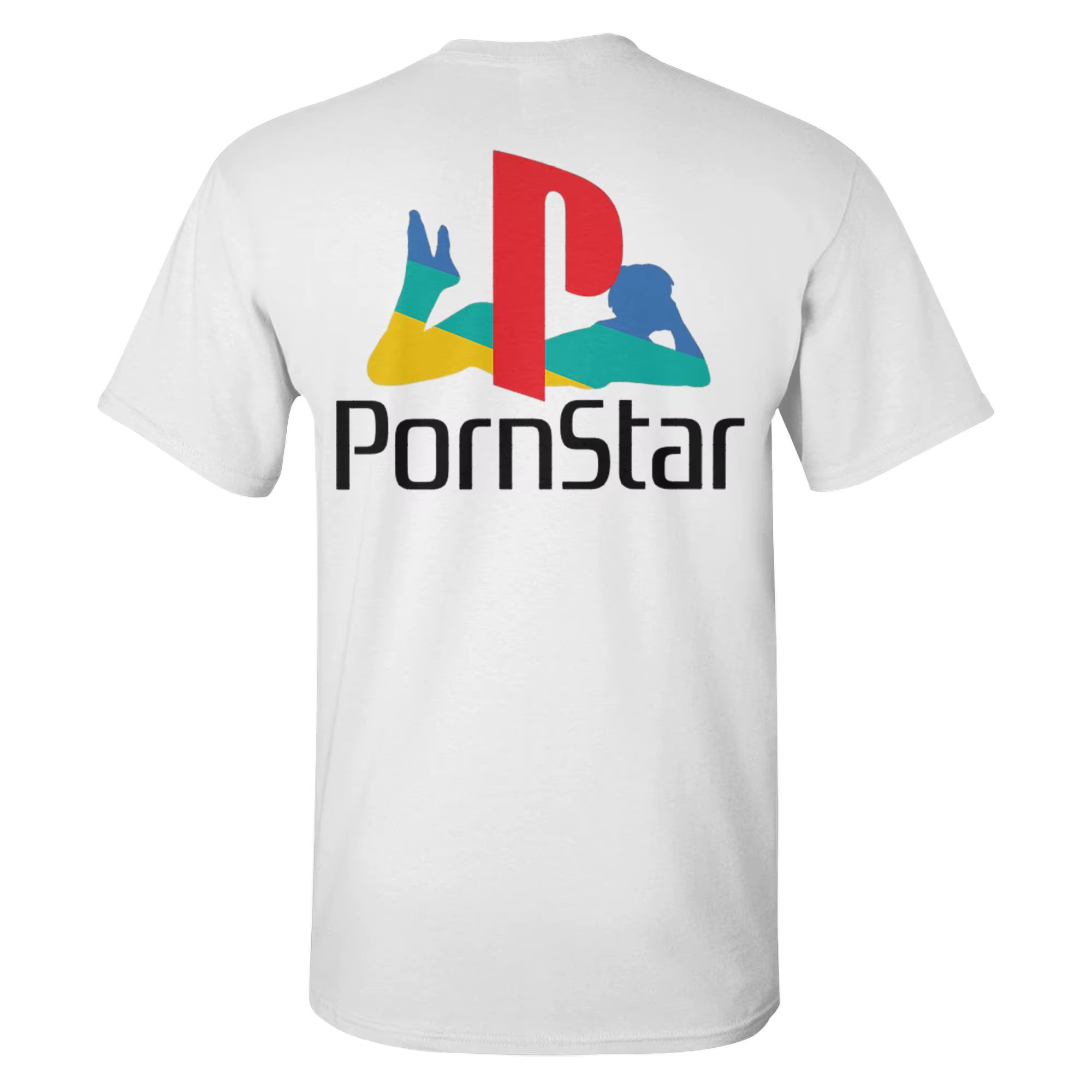 T-shirt blanc Ps Pron Star 100% coton pour hommes