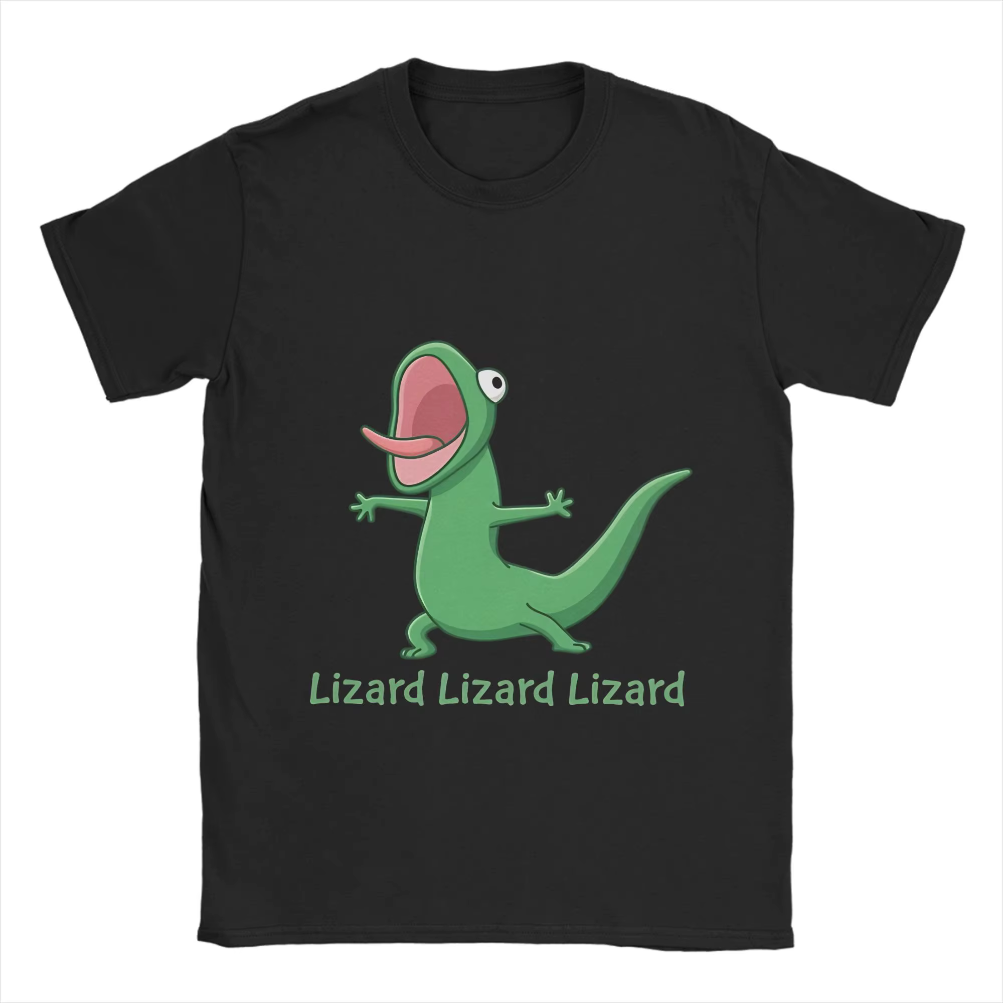 T-shirt imprimé Tom Lizard Funny Meme