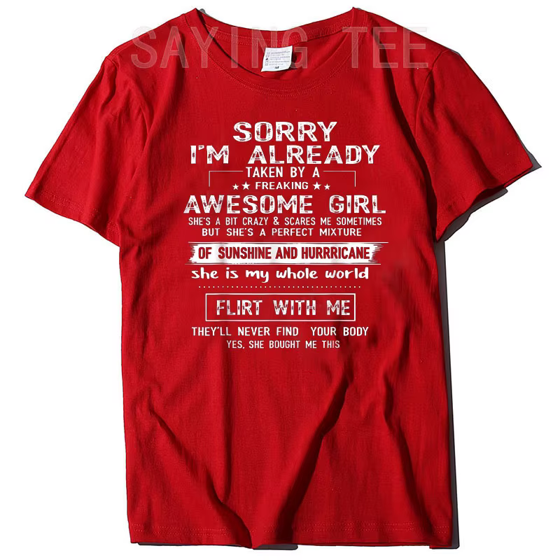 T-Shirt femme, désolé