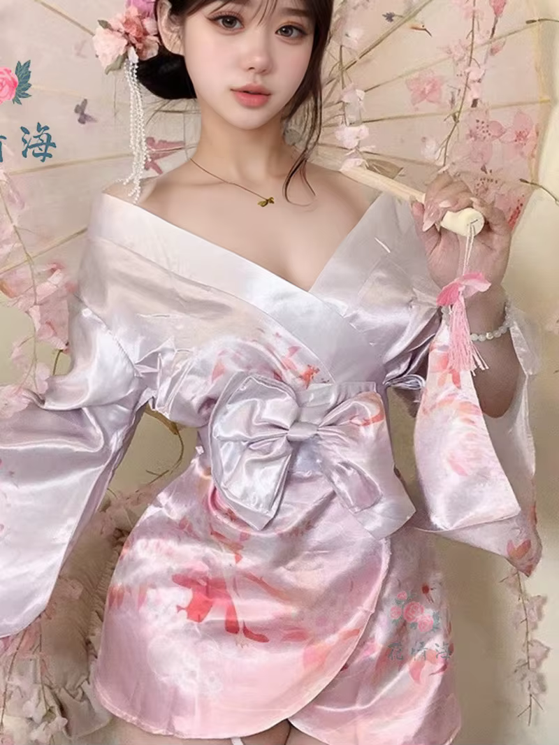 Kimono élégant de Style japonais