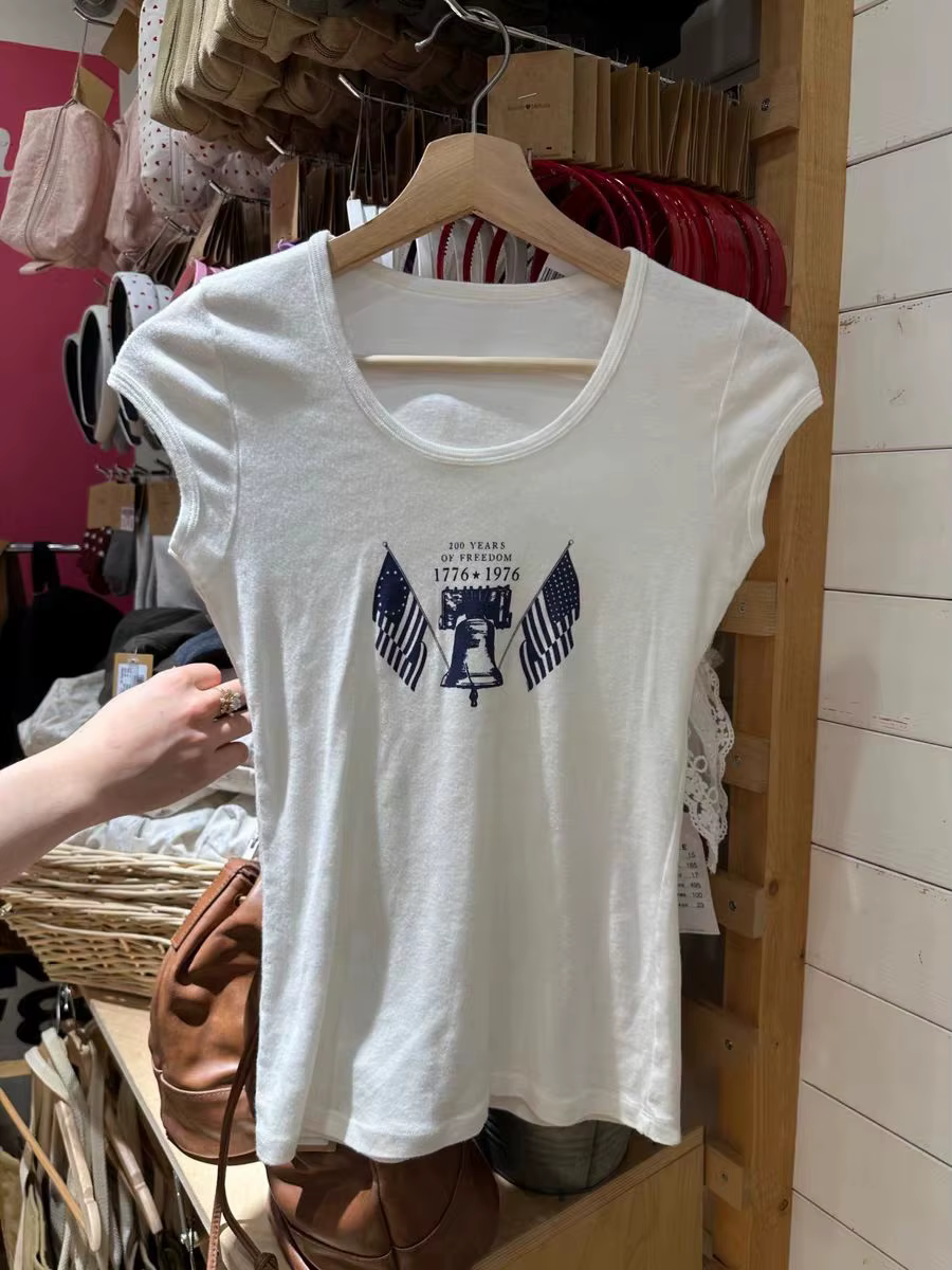 T-shirt manches courtes col rond femme
