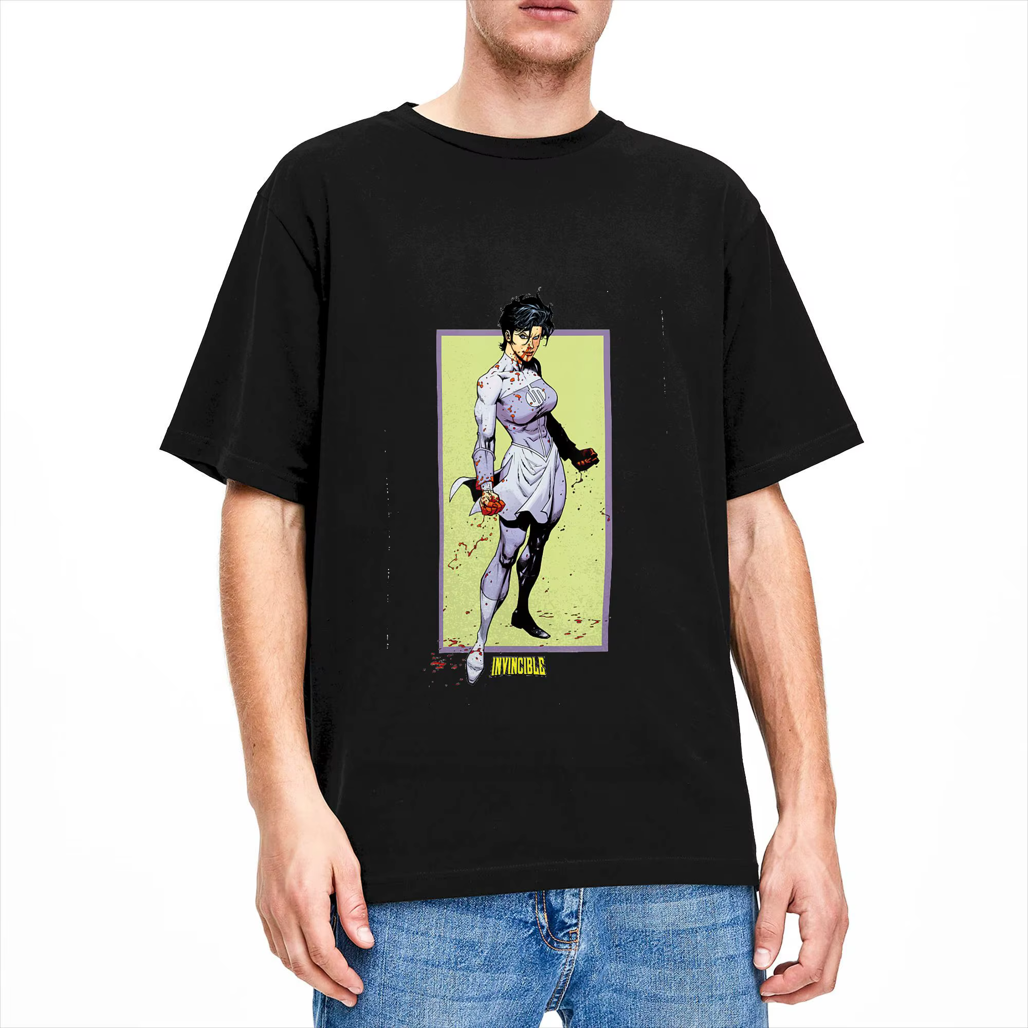 T-shirt Invincibles Anissa en coton pour hommes