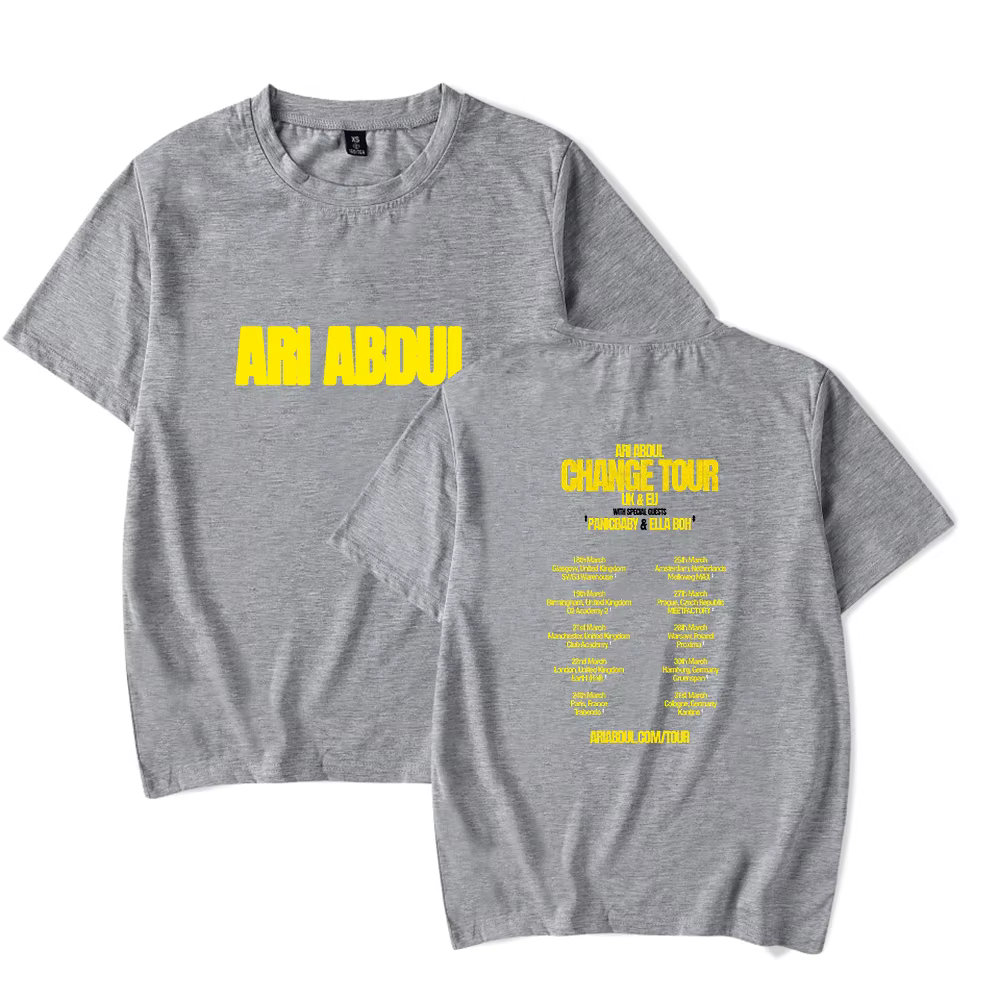 Ari Abdul Change tour Merch Tshirt pour hommes et femmes