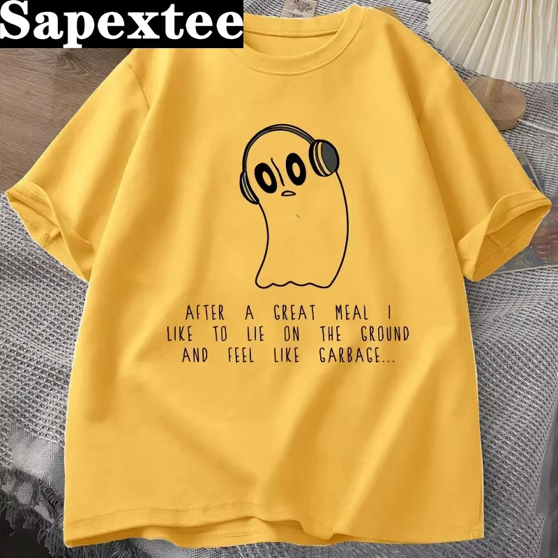 Napstablook Galaxy Undertale musique T-shirt hommes été coton à manches courtes femmes T-shirts décontracté col rond