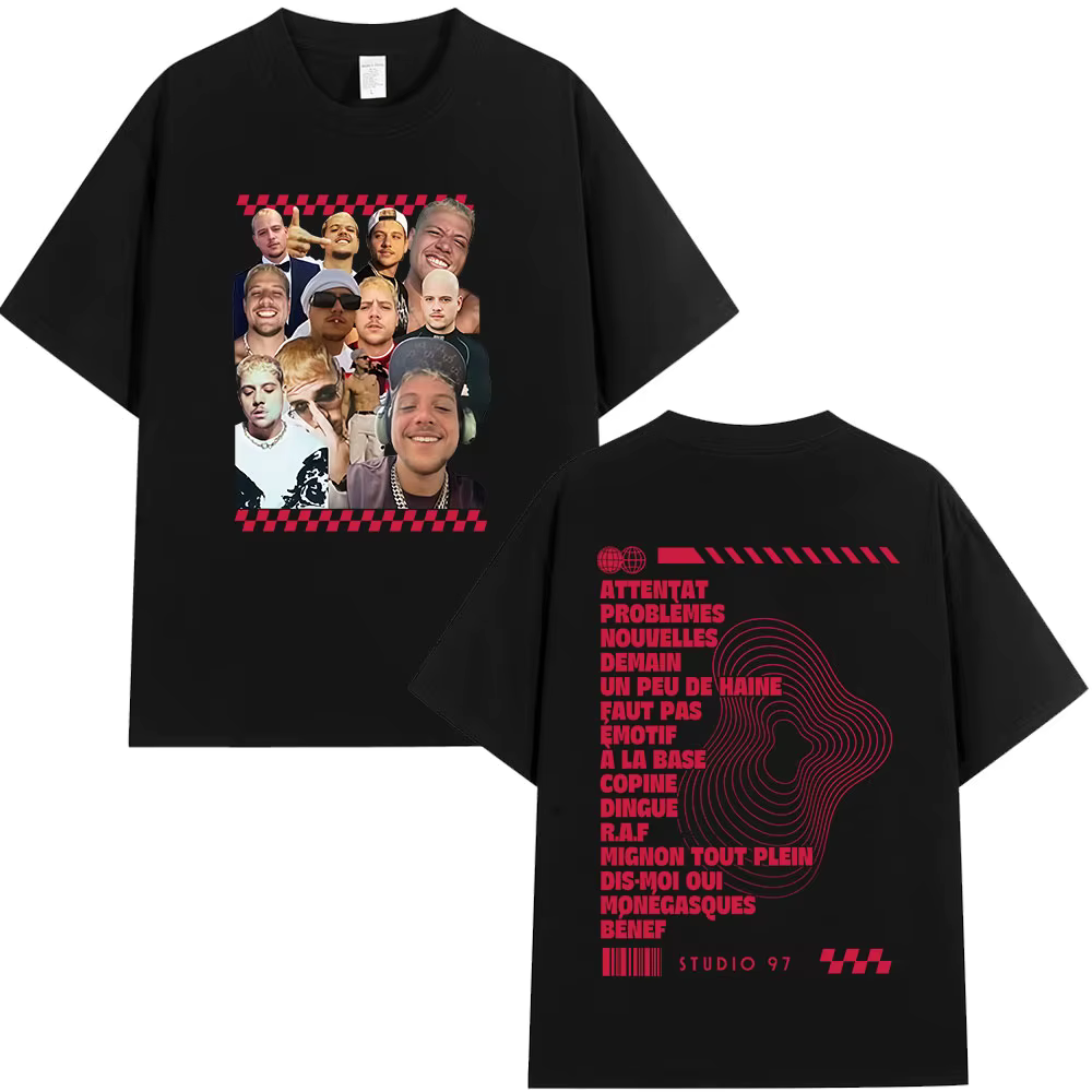 Rappeur Plk Portrait graphique T-shirt hommes femmes vêtements mode Hip Hop T-shirts décontracté coton manches courtes