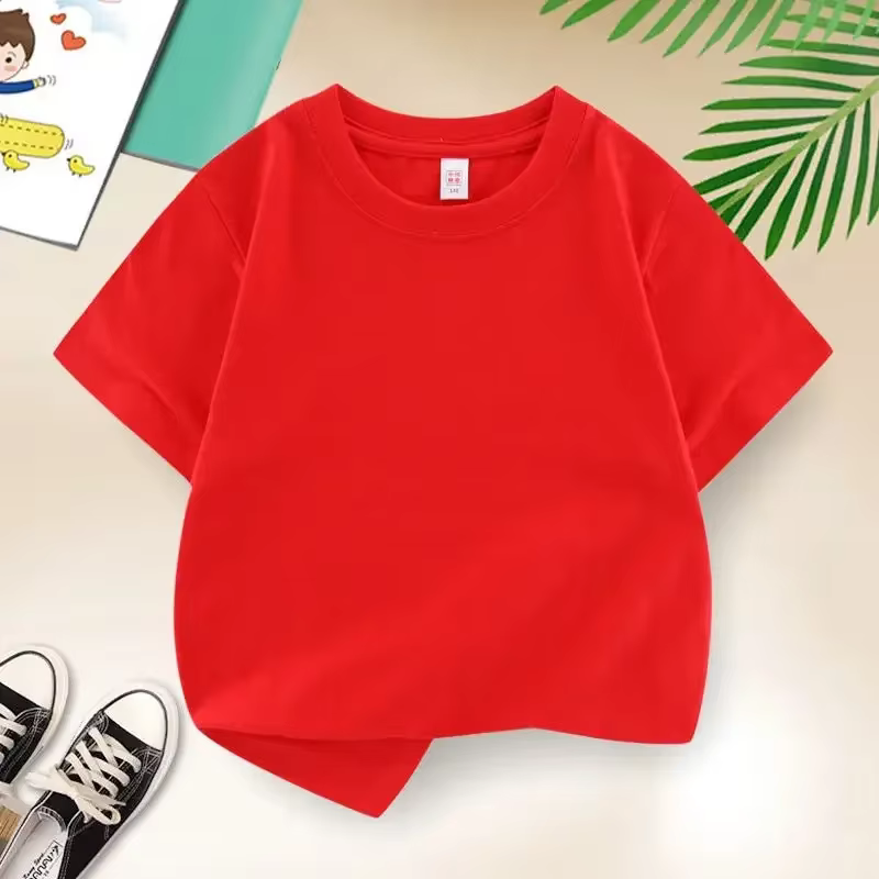 T-shirt pour enfants, haut d'été en coton