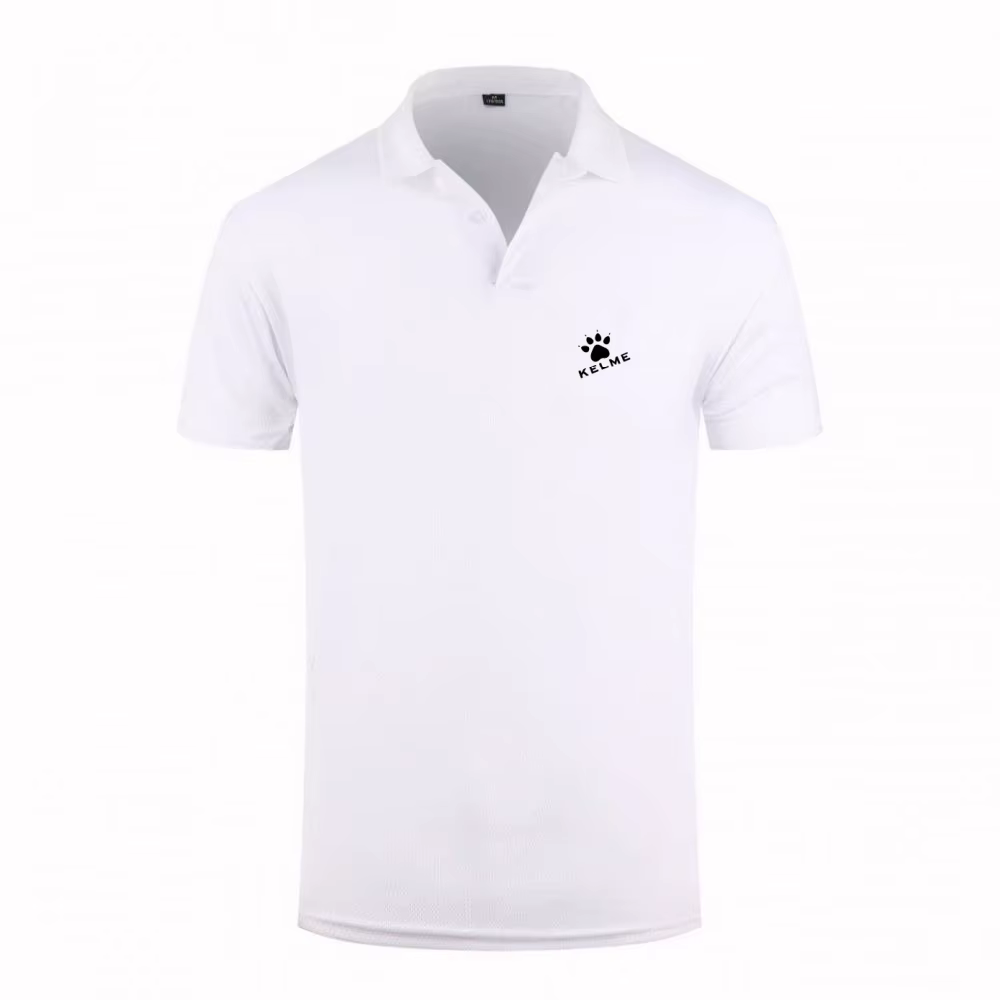 Nouveau Polo KELME pour Homme 2026 avec Logo Imprimé Patte