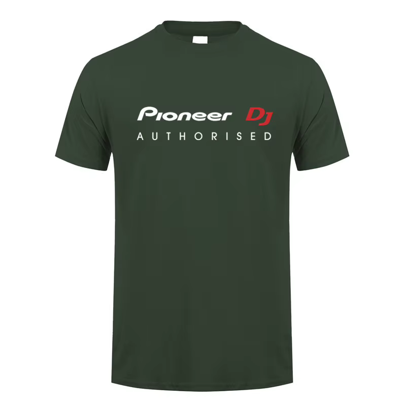 Pioneer DJ Autorisé T Chemises Hommes Mode D'été À Manches Courtes Homme