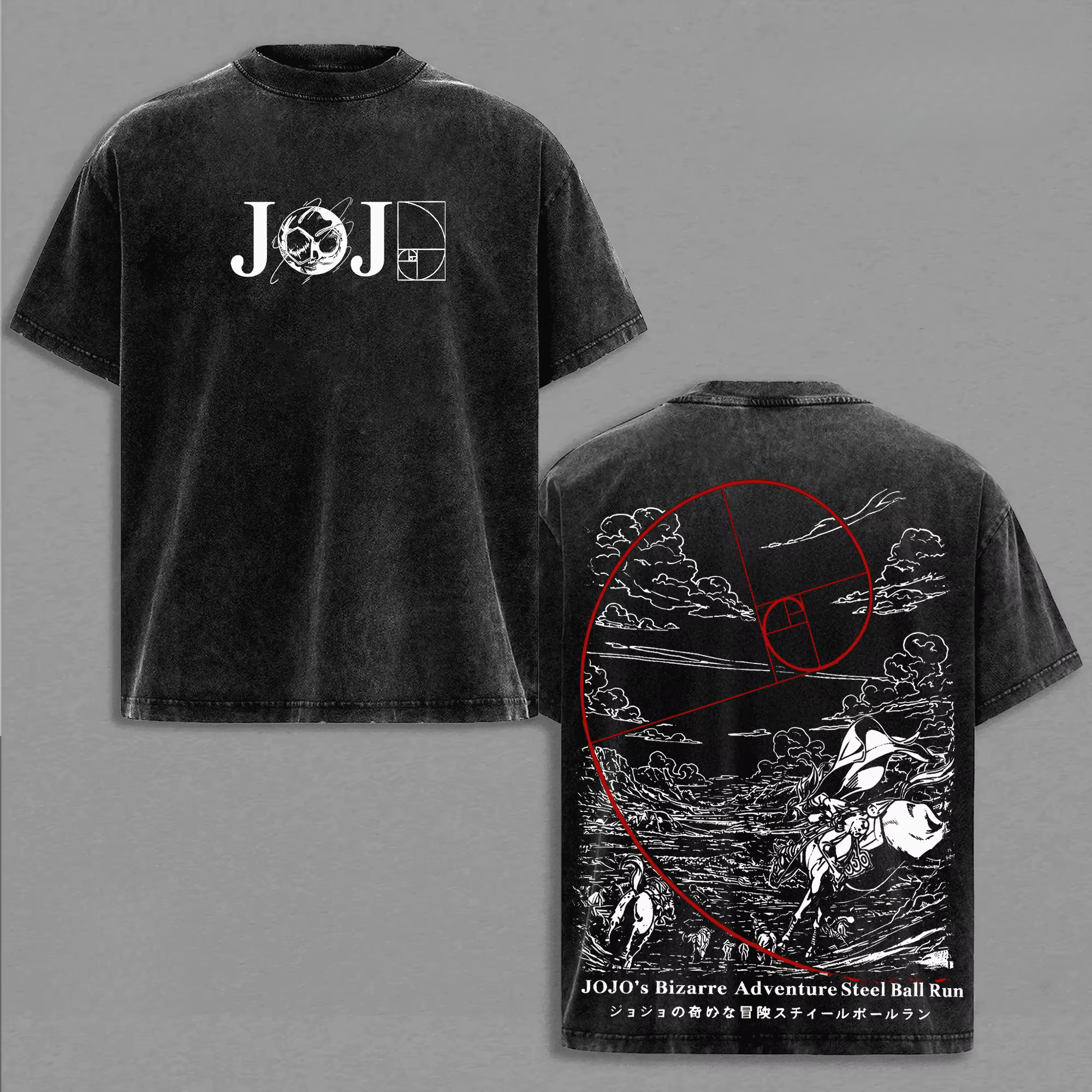 T-shirt Anime JoJo's Bizarre Adventure pour hommes