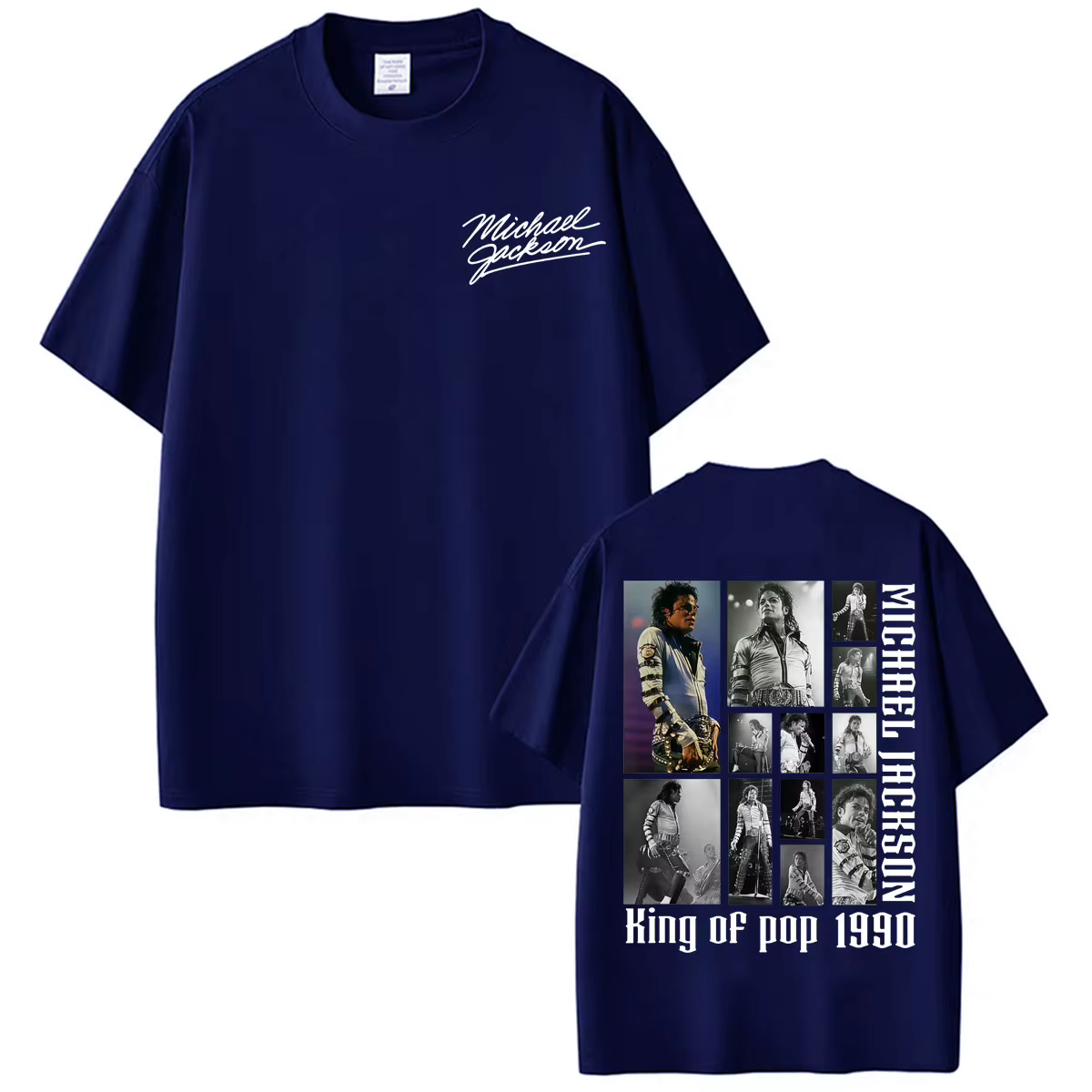 T-shirts d'album MJ King of Pop Michael Jackson pour hommes et femmes