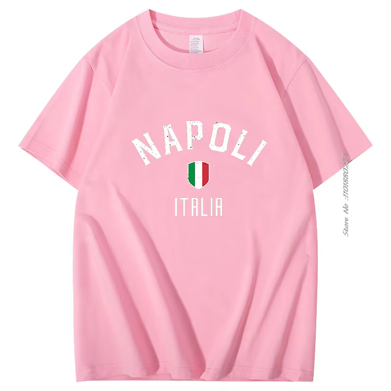 Napoli Campioni D'italia T-Shirt personnalisé unisexe graphique T-Shirts à manches courtes